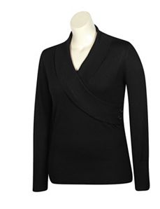Black Wrap It Up Top by Derek Heart