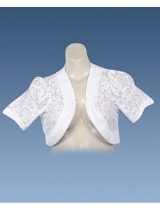 White Lace Bolero by Derek Heart