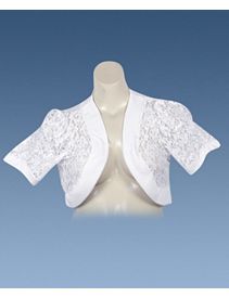 White Lace Bolero by Derek Heart