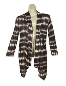 Brown Tie Dye Cardigan by French Laundry