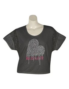 Best Black Short Sleeve Knit Top by Miss Majesty