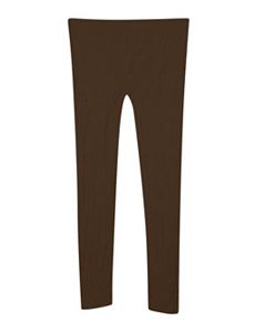 Brown Textured Legging by Icon Apparel