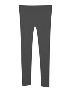 Dark Grey Textured Legging by Icon Apparel