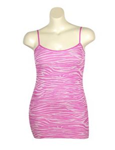 Zebra Print Tank by Icon Apparel
