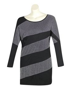 Black Color Slice Dress by Fashion Instincts