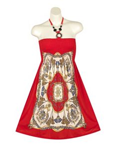 Red Road Dress by Meetu Magic