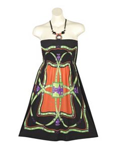 Black Low Lake Dress by Meetu Magic