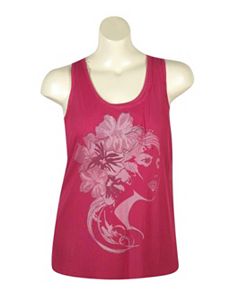 Fuchsia Face Time Tank by Just One