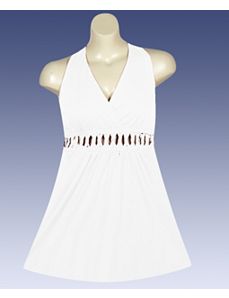 White Cut It Out Top by Forever Young