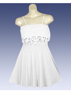White South Border Top by Forever Young