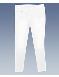 White Just In Time Jeans by Blue Faith