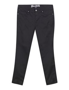 Black Rhinestone Jeans by Blue Faith