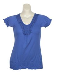 Blues Club Top by Extra Touch