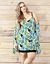 Plus size Silky floral robe by Cacique