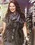 Faux fur vest with belt by Lane Bryant