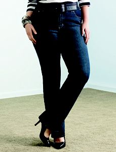 Straight leg jean with Tighter Tummy Technology