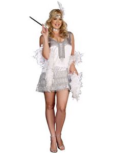 Flap Happy Adult Plus Costume by Dreamgirl