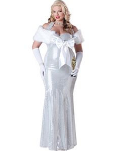 Seductive Starlet Adult Plus Costume by In Character Costumes