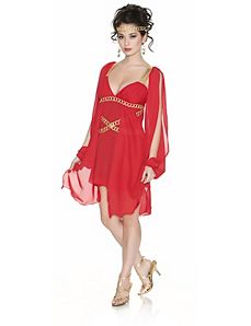 Goddess in Red Adult Plus Costume by Delicious