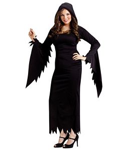 Hooded Gown Adult Plus Costume by Fun World