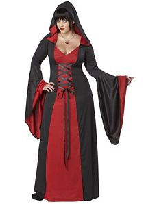 Deluxe Hooded Robe Adult Plus Costume by California Costumes