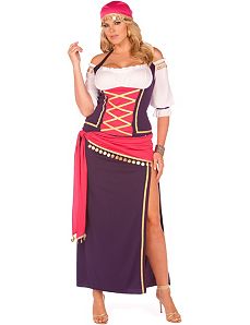 Gypsy Maiden Plus Adult Costume by Elegant Moments