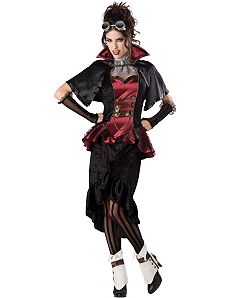Steampunk Victorian Vampiress Adult Plus Costume by In Character Costumes