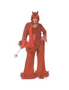 Red Hot Mama Plus Adult Costume by Paper Magic Group