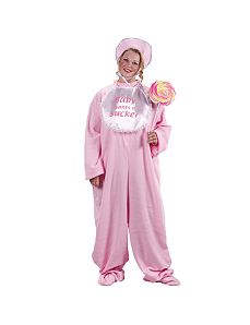 Be My Baby Jammies Plus (Pink) Adult Costume by Fun World