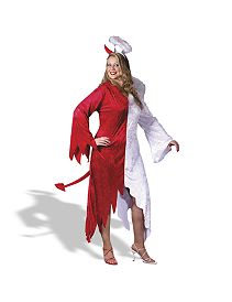 1/Buy2 Devil, 1/Buy2 Angel Plus Adult Costume by Fun World