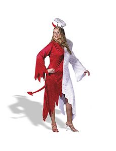 1/Buy2 Devil, 1/Buy2 Angel Plus Adult Costume by Fun World