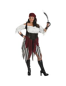 Deck Hand Darling Plus Adult Costume by Disguise