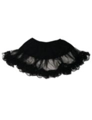 Lace Petticoat (Black) Plus Adult by Charades Costumes