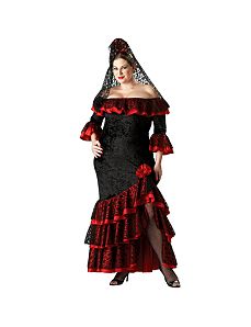 Senorita Plus Elite Collection Adult Costume by In Character Costumes