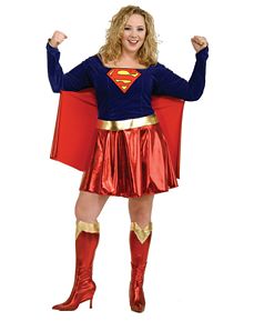 Supergirl Adult Plus Costume by Rubie's Costume Co