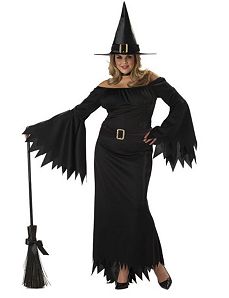 Elegant Witch Adult Plus Costume by California Costume Collection