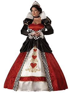 Queen of Hearts Elite Collection Adult Plus Costume by In Character Costumes