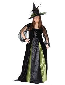Goth Maiden Witch Plus Adult Costume by Fun World