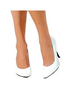White Pump Adult Shoes - 6 by ELLIE SHOES