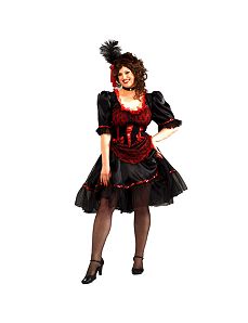 Saloon Girl Adult Plus Costume by Forum Novelties Inc