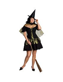 Sexy Wicked Witch Plus Adult Costume by Rubie's Costume Co