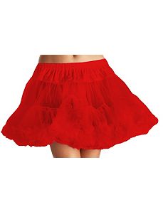 Layered Tulle Petticoat Red - Plus by Leg Avenue