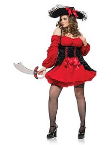 Vixen Pirate Wench Plus Adult Costume by Leg Avenue