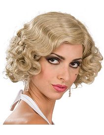 Flapper Wig Adult (Blonde) by Rubie's Costume Co