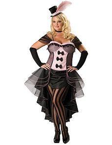Burlesque Babe Adult Plus Costume by In Character Costumes