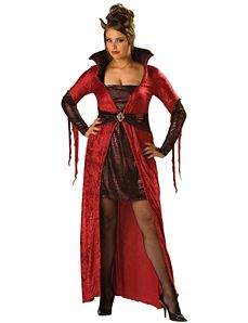 Seductive Devil Adult (Plus) Costume by In Character Costumes