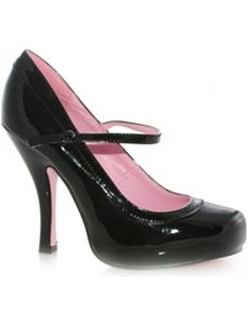 Babydoll (Black) Adult Shoes by ELLIE SHOES