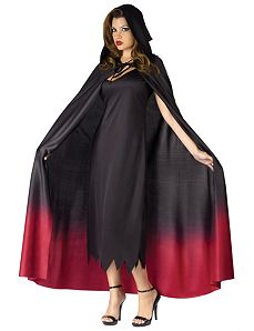 Ombre Hooded Adult Cape by Fun World