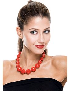 French Kiss Beaded Necklace by Paper Magic Group