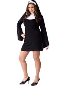 Naughty and Nice Nun Adult Plus Costume by Fun World